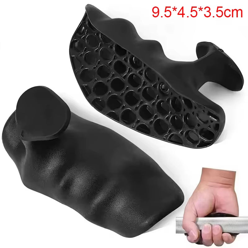 Anti-Slip Grips for Weight Lifting Pull-Ups Gym Training Unisex Ergonomic Rubber Hand Protector Strengthener Handle Gloves