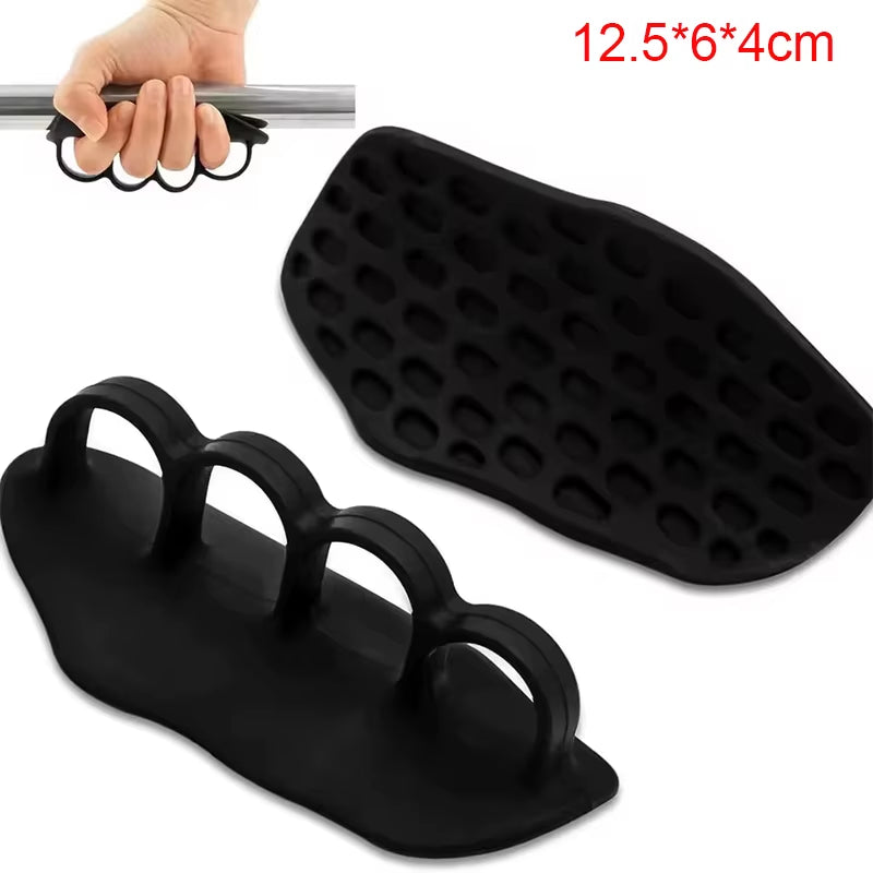 Anti-Slip Grips for Weight Lifting Pull-Ups Gym Training Unisex Ergonomic Rubber Hand Protector Strengthener Handle Gloves